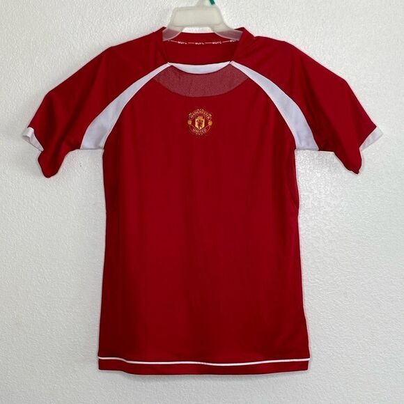 RHINOC Official Licensed Manchester UnitedRed Jersey Size YL - Picture 1 of 7